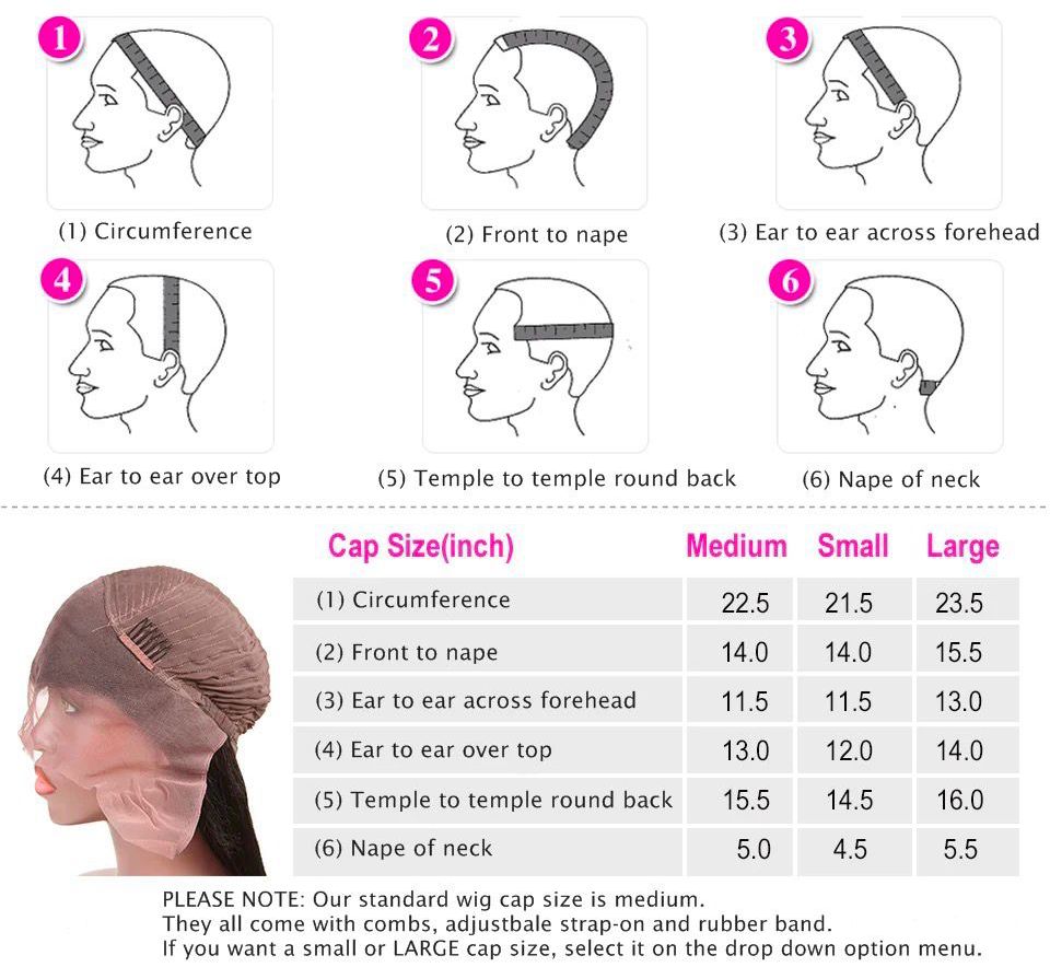 Wig Cap Size Guide